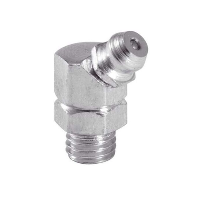 Graxeiro Curva 45° 1/4" NPT 18 Fios